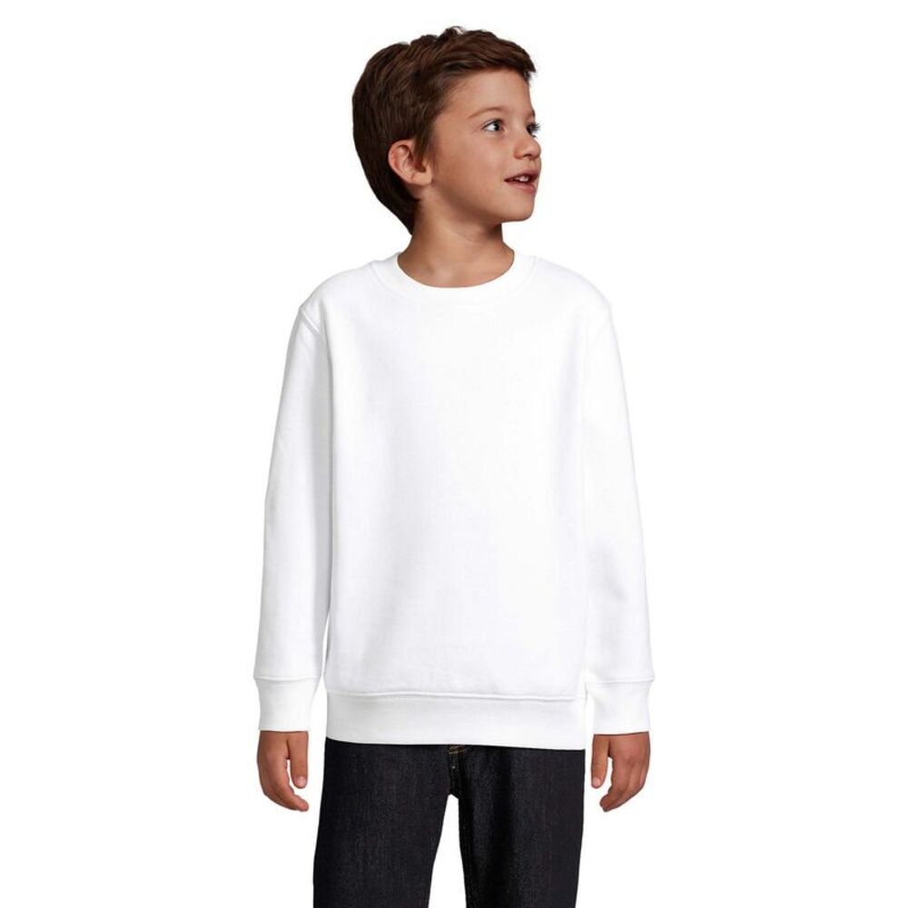 SOLS Childrens/Kids Columbia Sweatshirt / White
